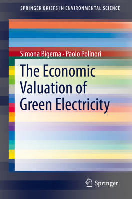 Simona Bigerna The Economic Valuation of Green Electricity