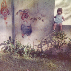 Plopped down next to my mothers paintings on the back of our house in - photo 11