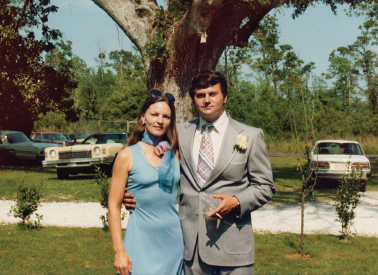 My mother and Uncle Billy Eyeing the cake Wedding day Worth the wait - photo 30