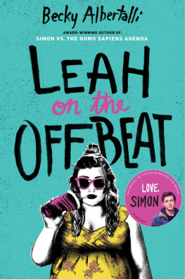 Becky Albertalli Leah on the Offbeat