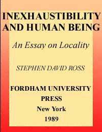 title Inexhaustibility and Human Being An Essay On Locality author - photo 1