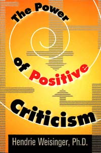 title The Power of Positive Criticism author Weisinger Hendrie - photo 1