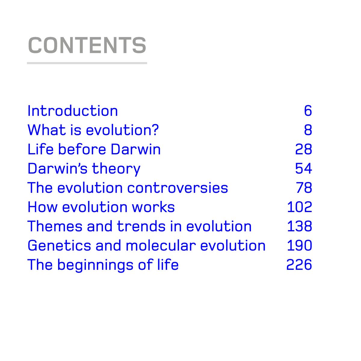 CONTENTS Introduction Evolution by natural selection is the foundational - photo 4