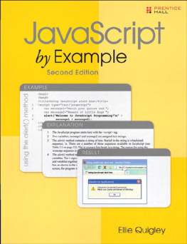 Ellie Quigley [Ellie Quigley] - JavaScript by Example, Second Edition