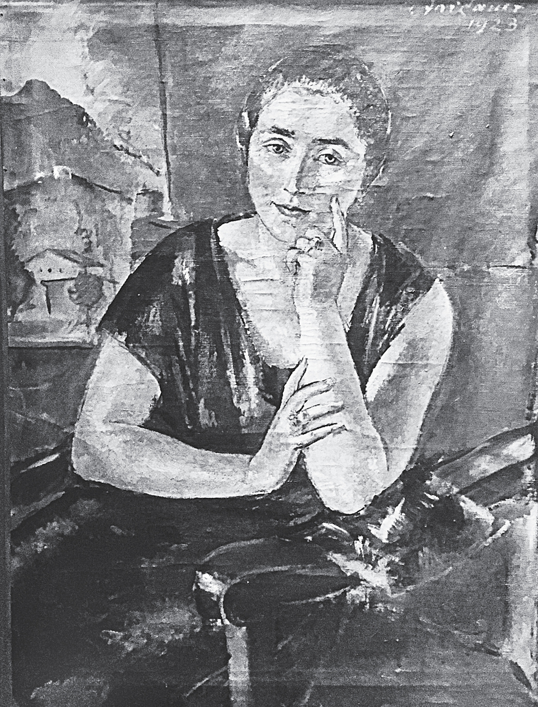 Grete Margarethe Scheyer painted in 1923 by the Austrian artist Anton - photo 4