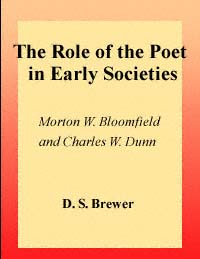 title The Role of the Poet in Early Societies author Bloomfield - photo 1