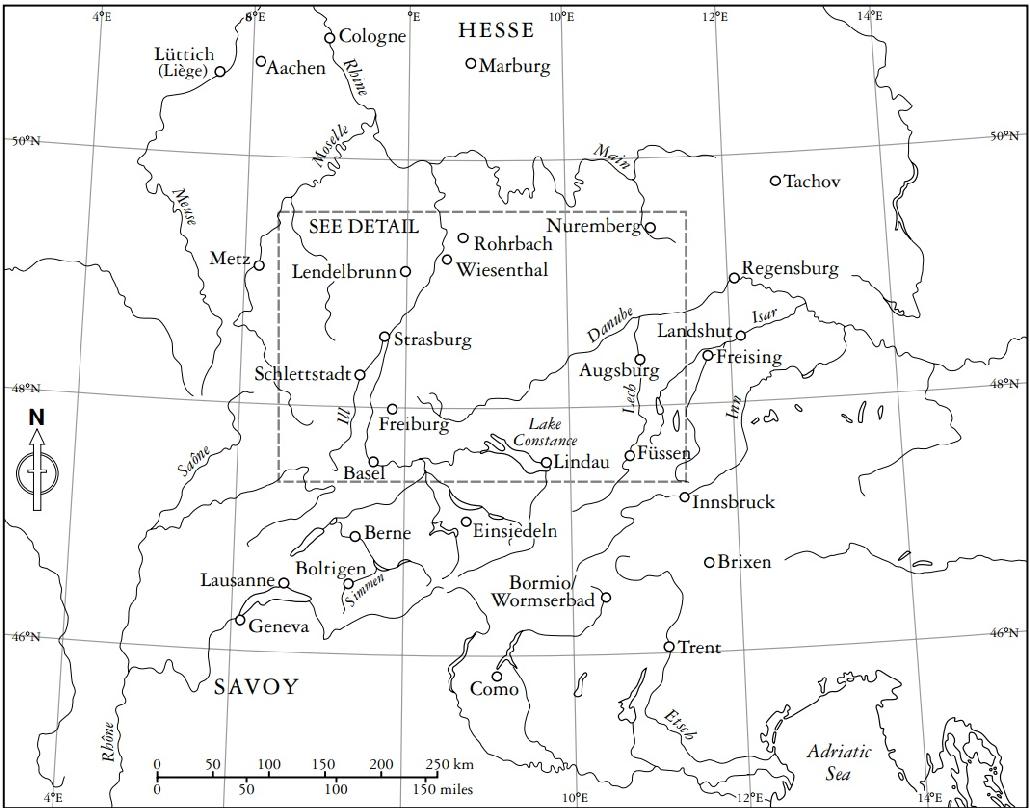 Southern Germany and surrounding areas MAP 2 Southern Germany The Malleus - photo 1