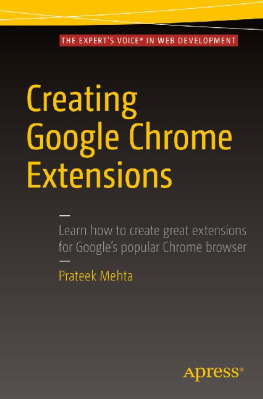 Prateek Mehta [Prateek Mehta] - Creating Google Chrome Extensions