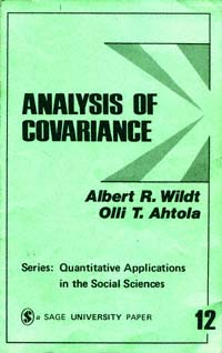 title Analysis of Covariance Sage University Papers Series Quantitative - photo 1