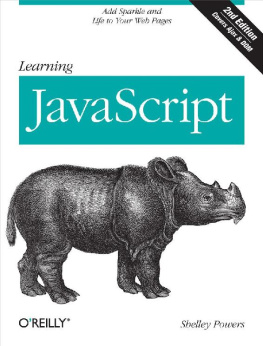 Shelley Powers [Shelley Powers] - Learning JavaScript, 2nd Edition