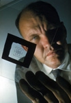 Jack Kilby demonstrates integrated circuit or microchip 1959 Noyce and - photo 26