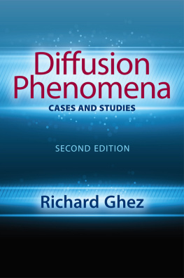 Richard Ghez Diffusion Phenomena: Cases and Studies