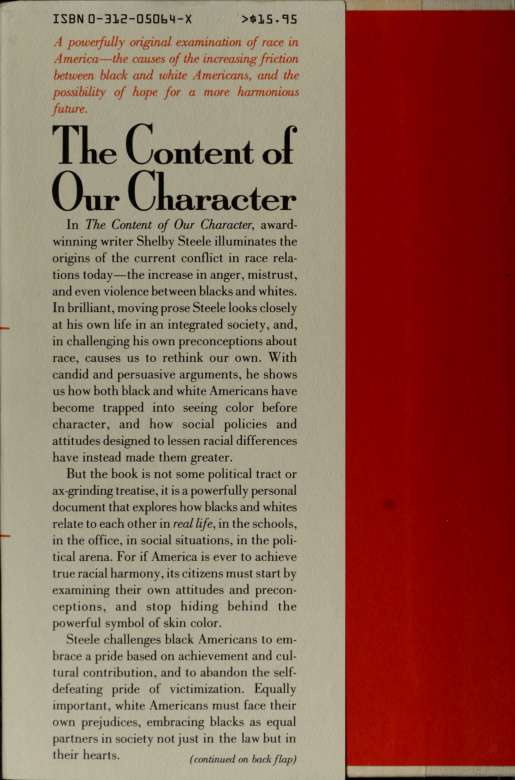 The Content of Our Character A New Vision of Race In America - photo 1