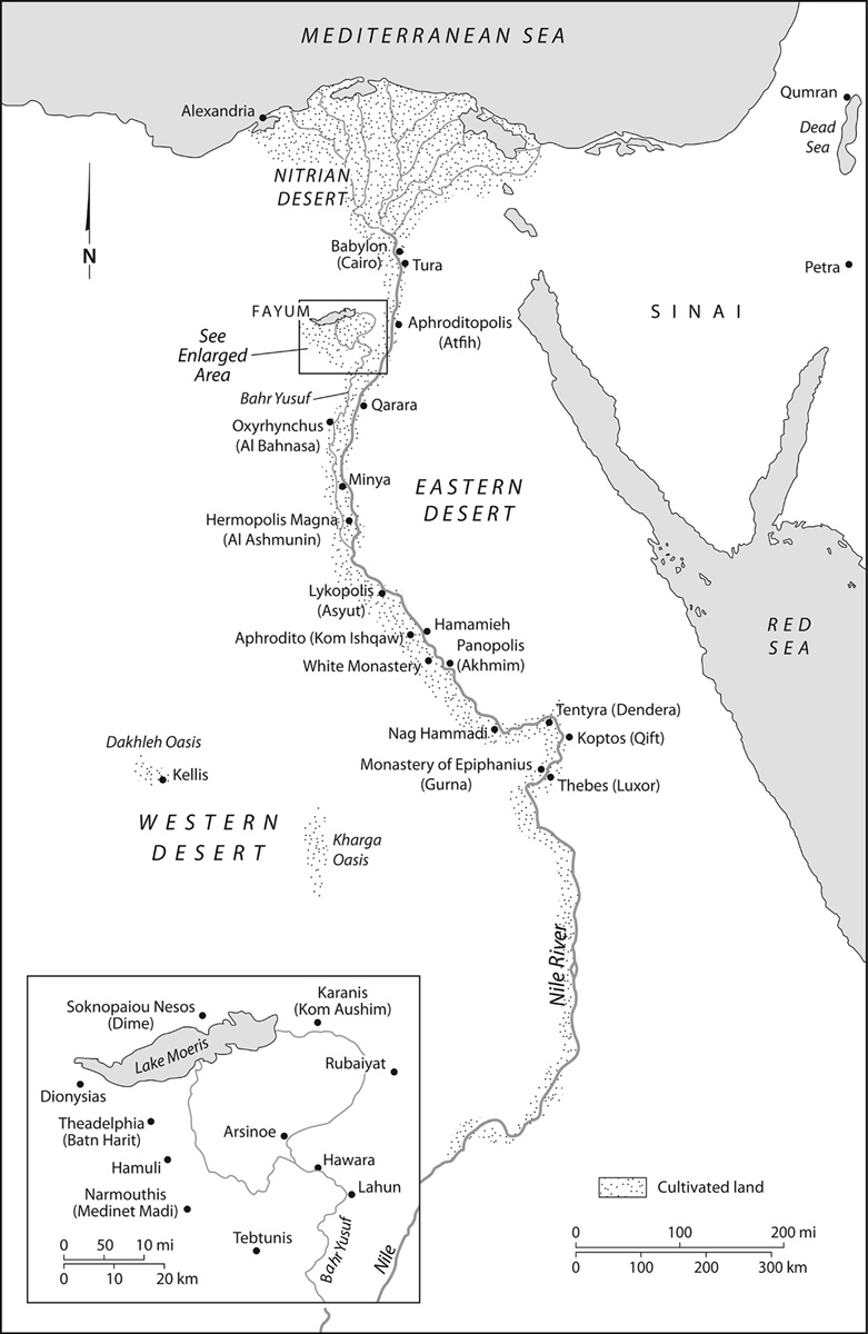 Map showing locations in Egypt mentioned in the text Cartography by Bill - photo 4