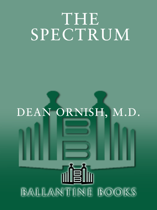 Praise for The Spectrum In 1993 Hillary asked Dr Dean Ornish to consult with - photo 1