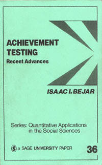 title Achievement Testing Recent Advances Sage University Papers Series - photo 1