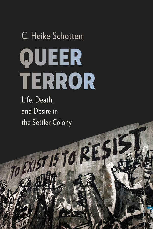 QUEER TERROR NEW DIRECTIONS IN CRITICAL THEORY NEW DIRECTIONS IN CRITICAL - photo 1