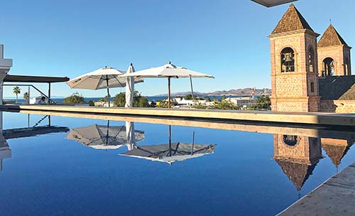 Hotel Catedral rooftop pool in La Paz Where to Go Los Cabos The - photo 9