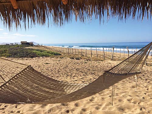 ocean views from a hammock at Villa Santa Cruz in Todos Santos Each area of - photo 11