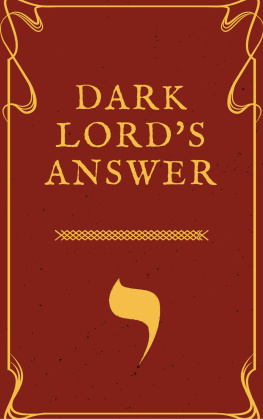 Eliezer Yudkowsky Dark Lord’s Answer