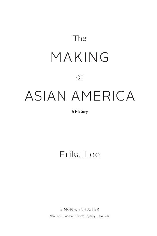 For my students Contents Introduction T he 195 million Asian Americans in - photo 2