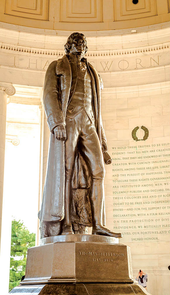 The Jefferson Memorial is set in a rotunda like the one he designed for the - photo 10