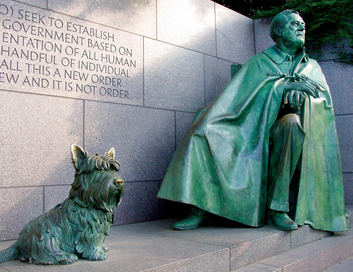 FDRs beloved dog Fala is included in the Franklin Delano Roosevelt Memorial - photo 11