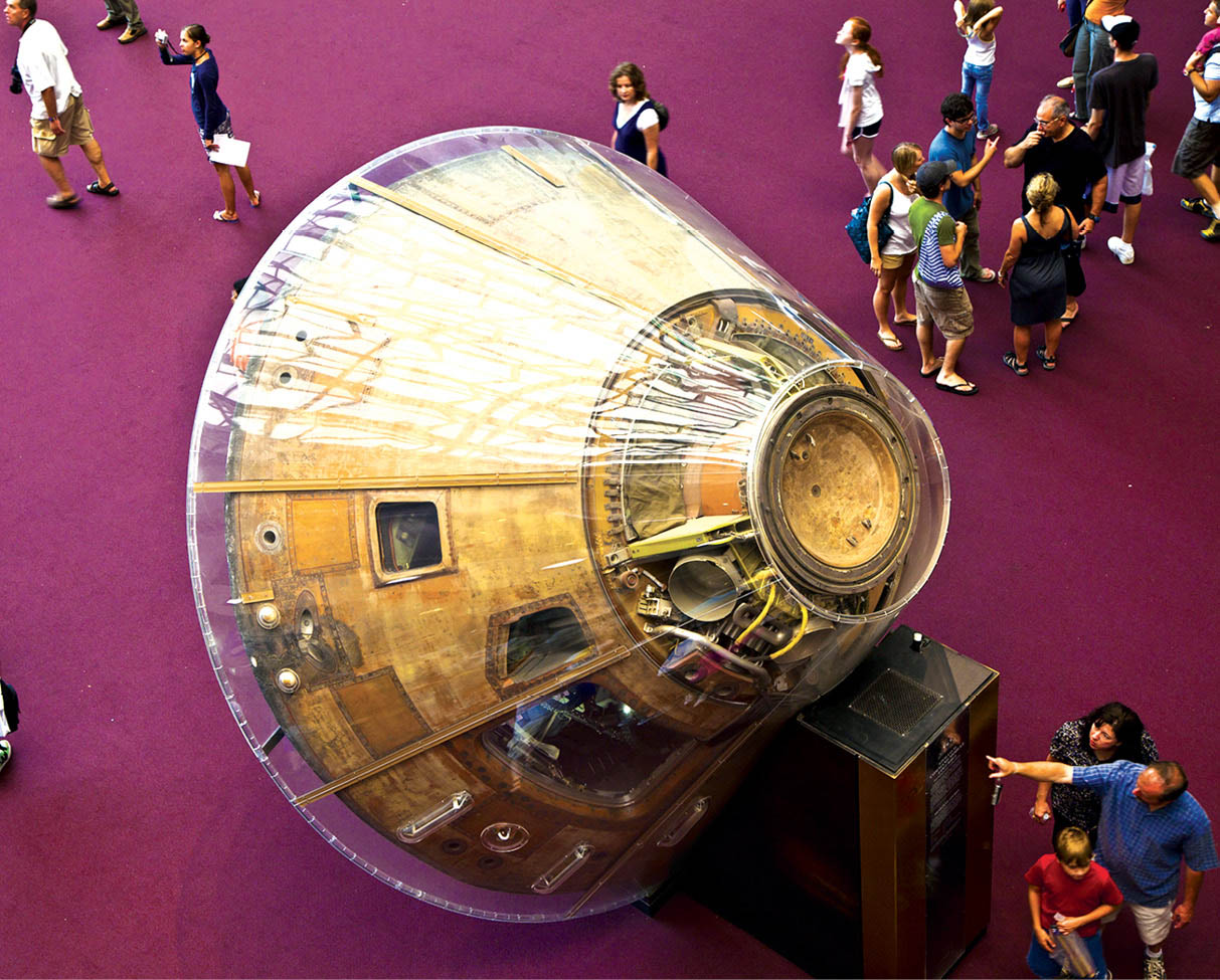 The Apollo 11 command module at the National Air and Space Museum The - photo 16