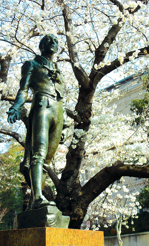 Statue of Irish patriot Robert Emmet near the Irish Embassy A panda-cam - photo 21