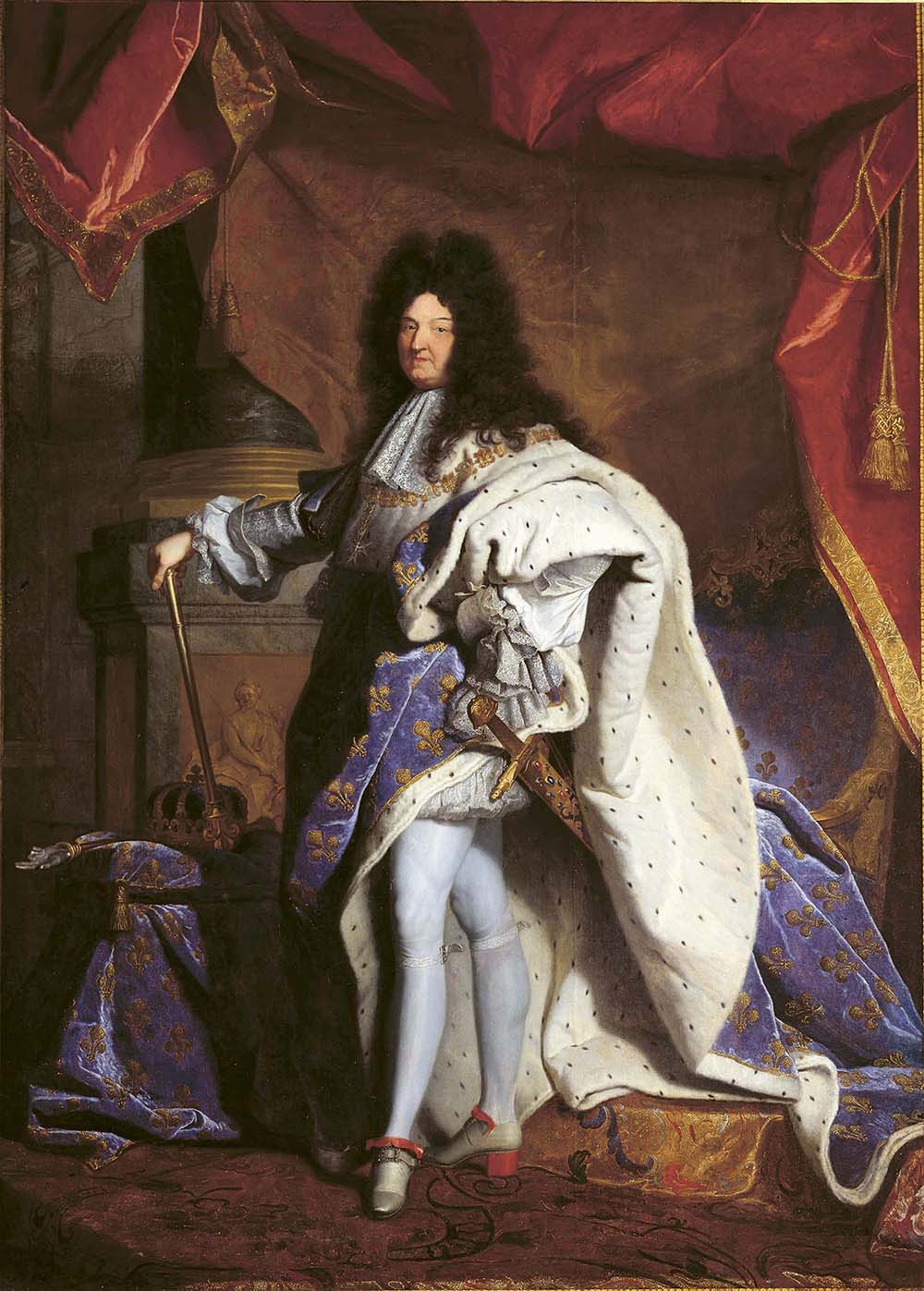 Louis XIV by Hyacinthe Rigaud 1701 was commissioned as a gift to Louiss - photo 4