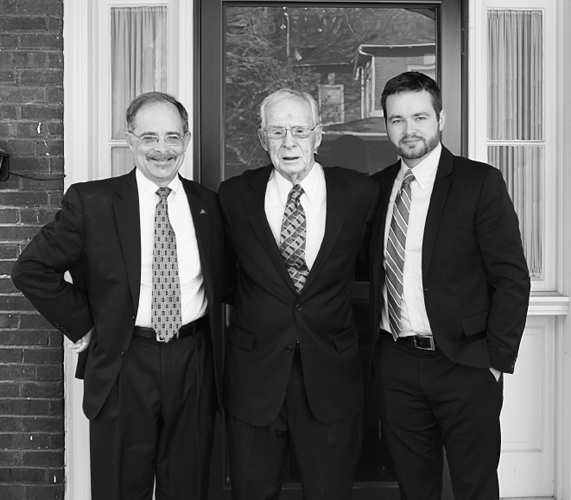 The author Caleb Wilde right with his father left and grandfather - photo 1