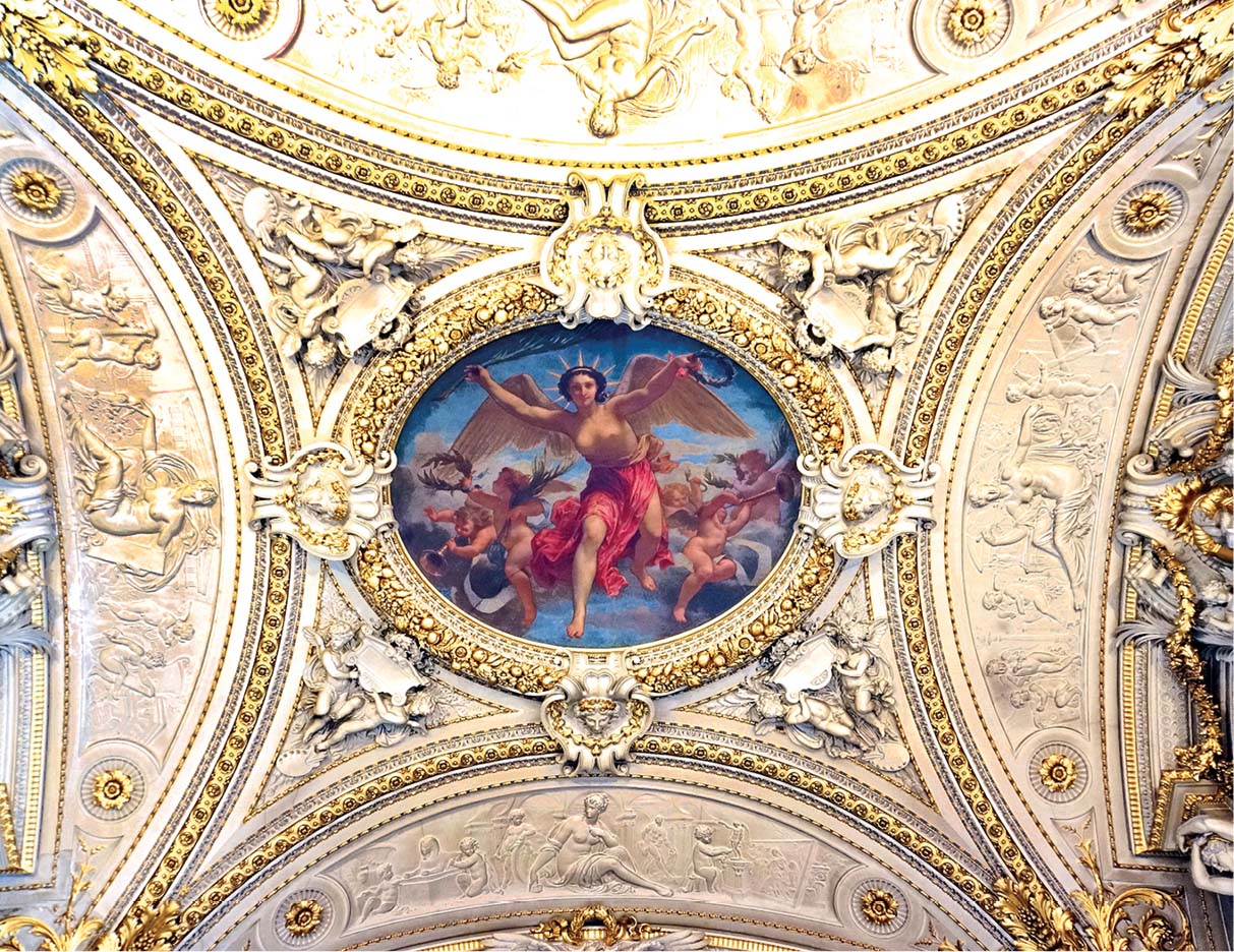 Look up The Louvre was originally built as a palace so even its ceilings are - photo 8