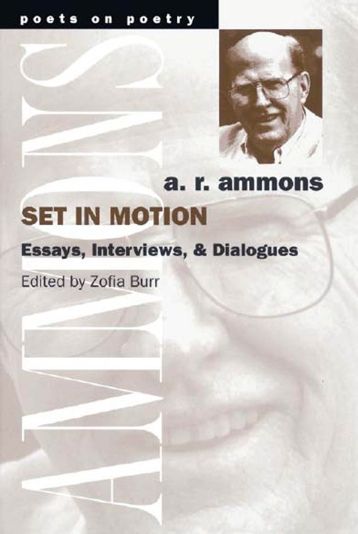 Copyright A R Ammons 1996 All rights reserved Published in the United States - photo 1