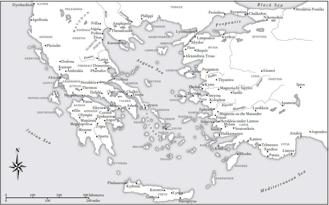 Greece and western Asia Minor Alexanders campaign The Hellenistic world - photo 3