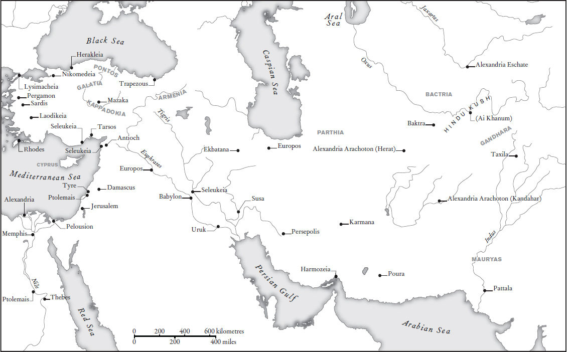 The Seleucid kingdom and the Greco-Bactrian kingdoms The empire of Augustus - photo 8