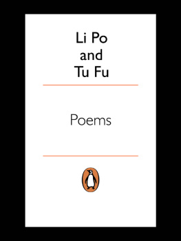 Li Bai - Li Po and Tu Fu: Poems