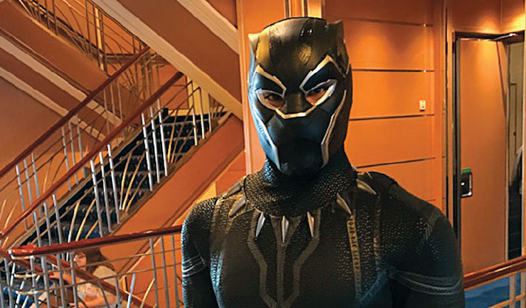 On Marvel Days at Sea you might find Black Panther roaming around the ship - photo 17