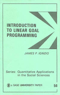 title Introduction to Linear Goal Programming Sage University Papers - photo 1