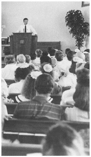 In worship many conservative Mennonite women wear a prayer covering Our - photo 6