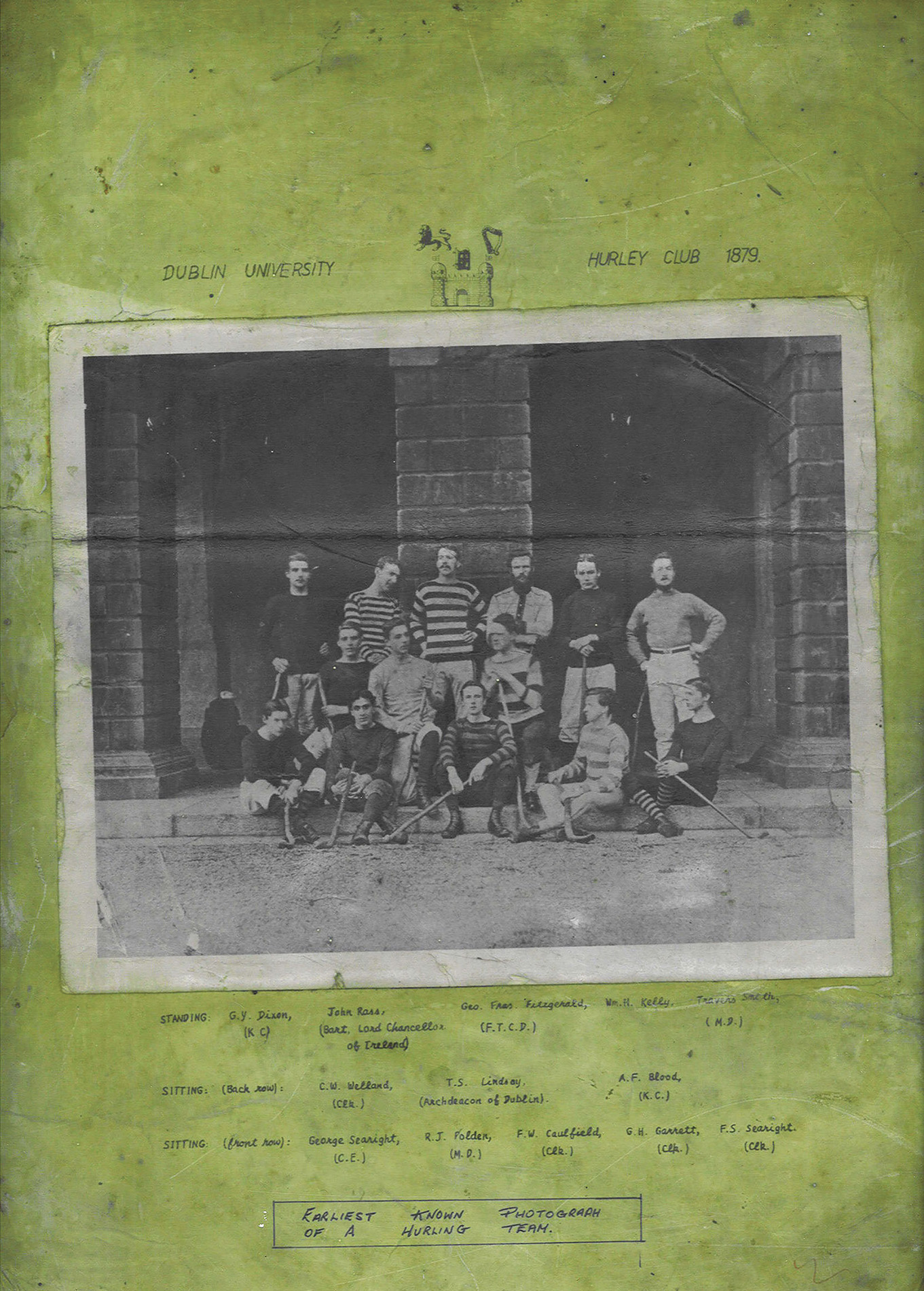 The closest thing to hurling in the capital in the early 1880s was a game - photo 5