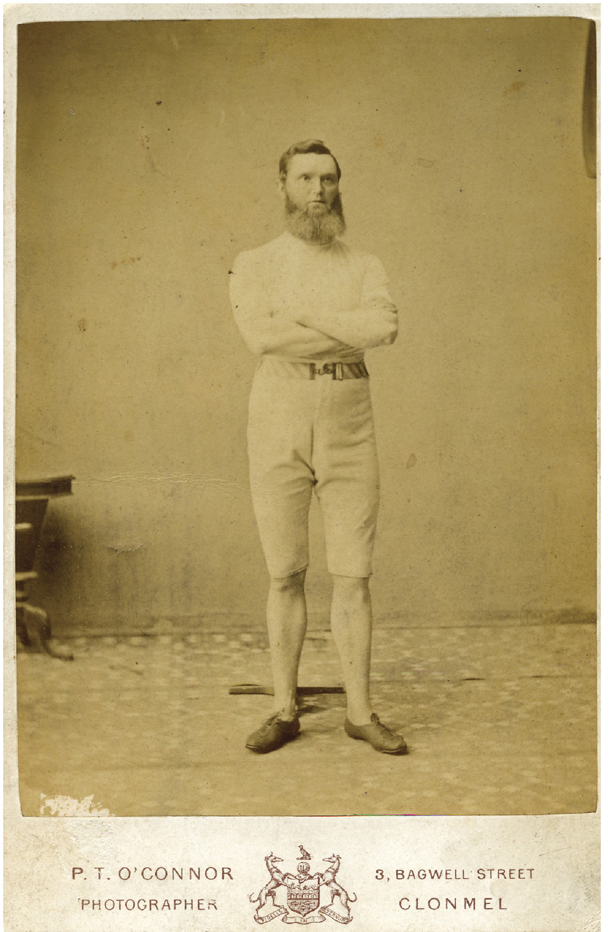 Maurice Davin rower boxer cricketer and athletics star pictured in 1878 - photo 8