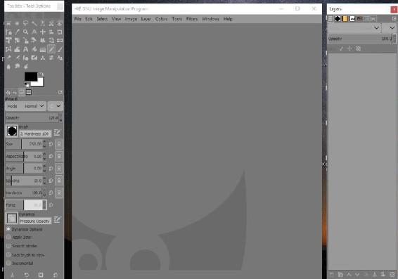 One trick to make your life easier while using Gimp is to set these toolbars - photo 3