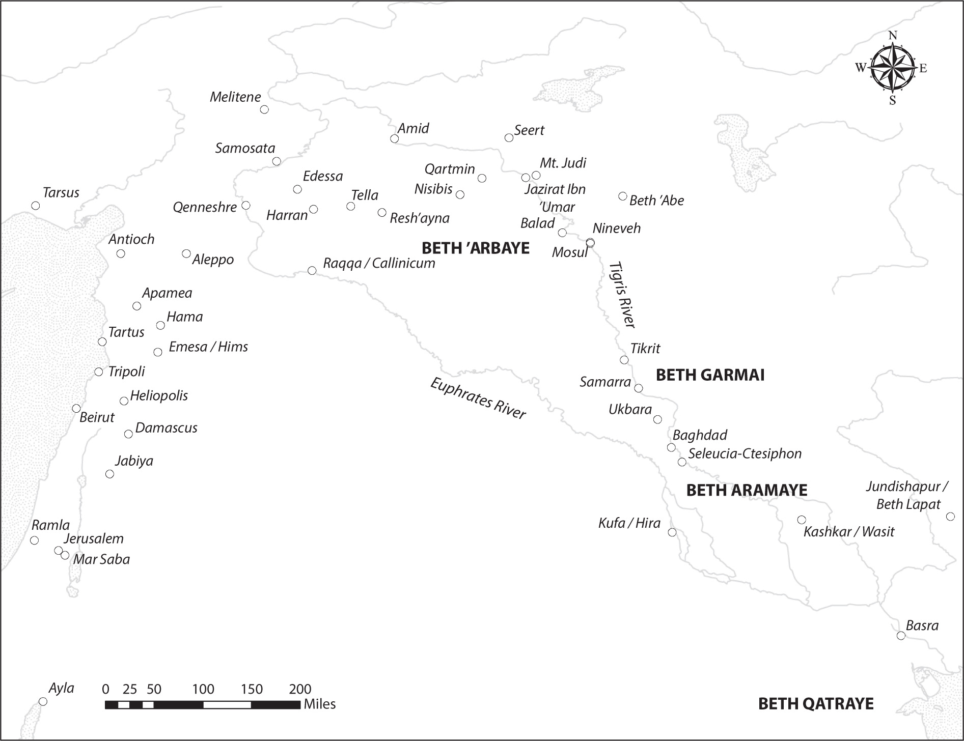 Map 2 The Core Regions of Syriac Christianity Preface The origins of this book - photo 5