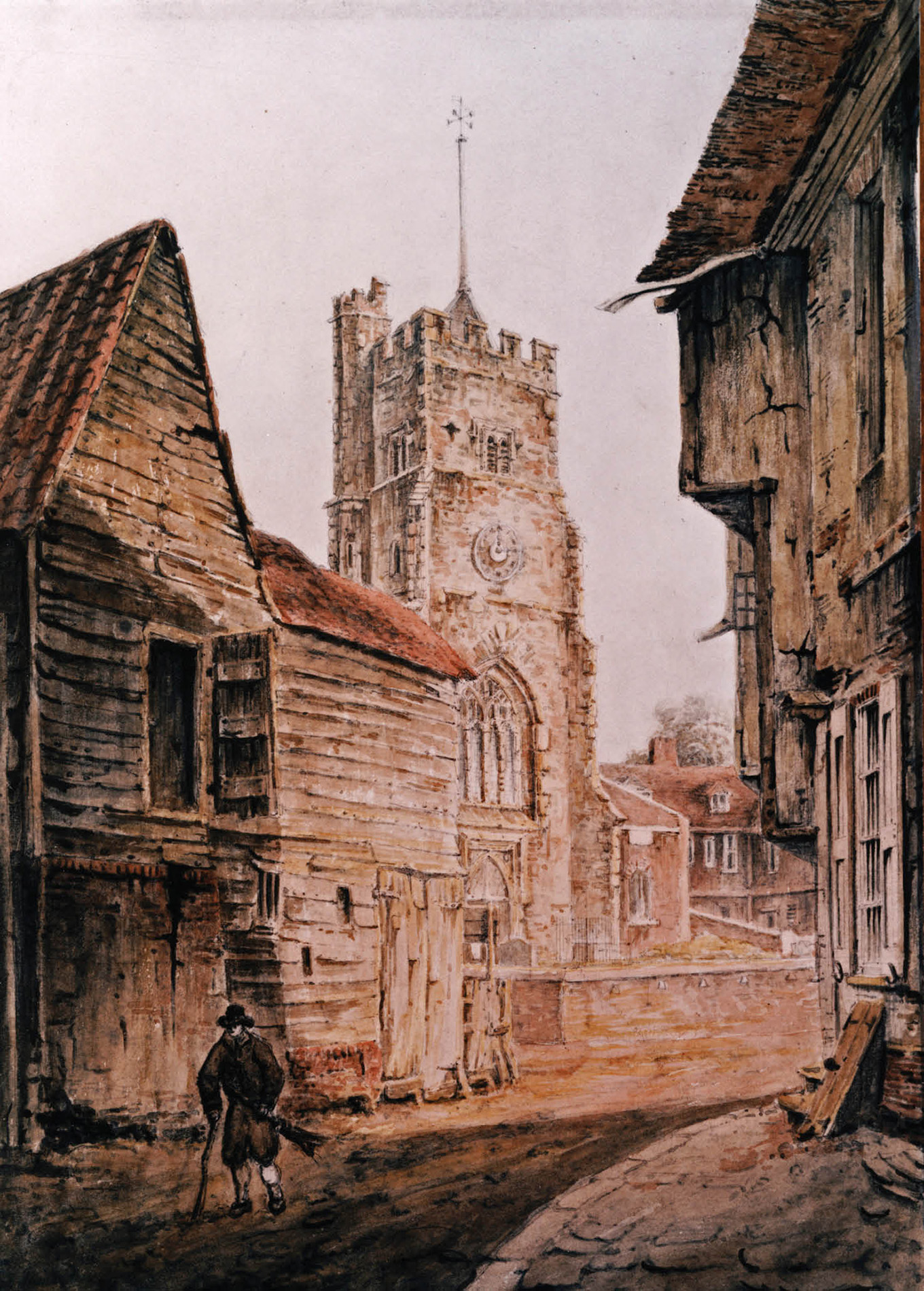 Putney was still rural in this view of the approach to Putney Church from 1820 - photo 3