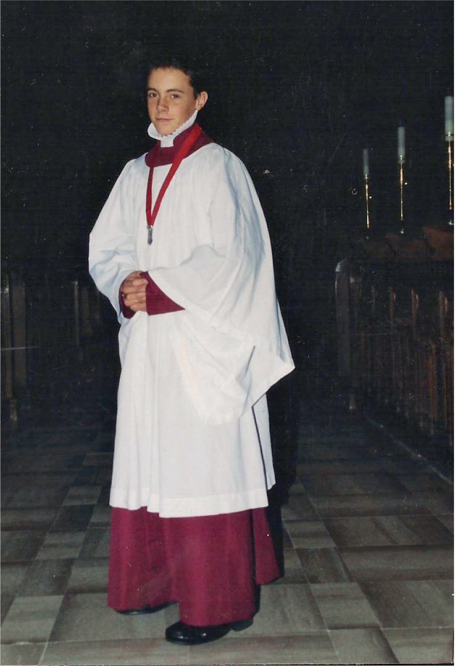 Performance in Windsor Castle Chapel myself as head chorister in the St - photo 13