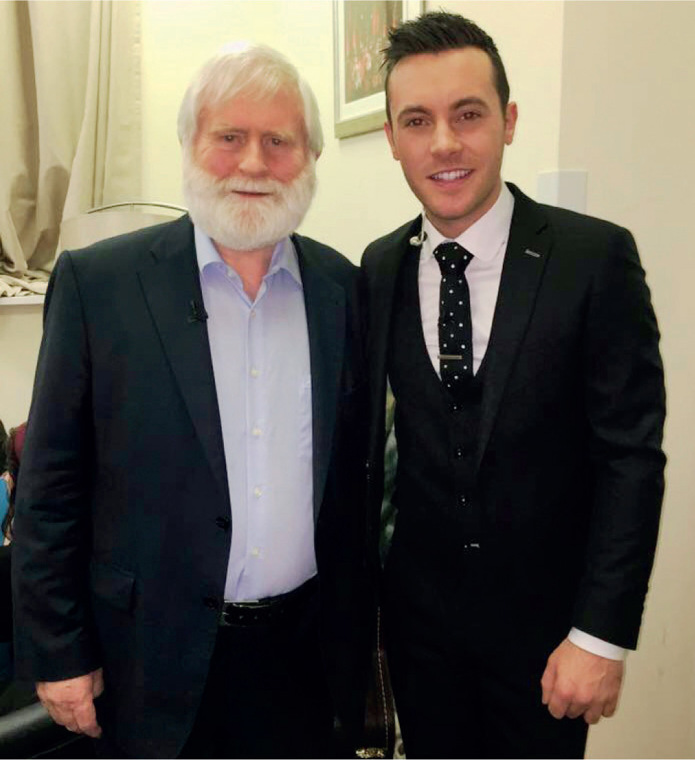 John Sheahan from The Dubliners and myself backstage on The Nathan Carter Show - photo 26