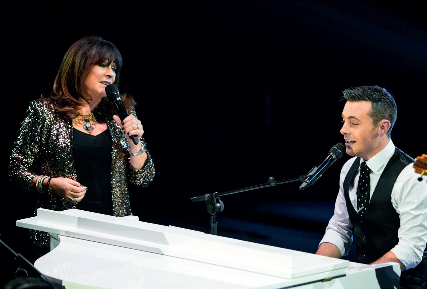 Singing a duet with Mary Black on The Nathan Carter Show These faces need no - photo 32