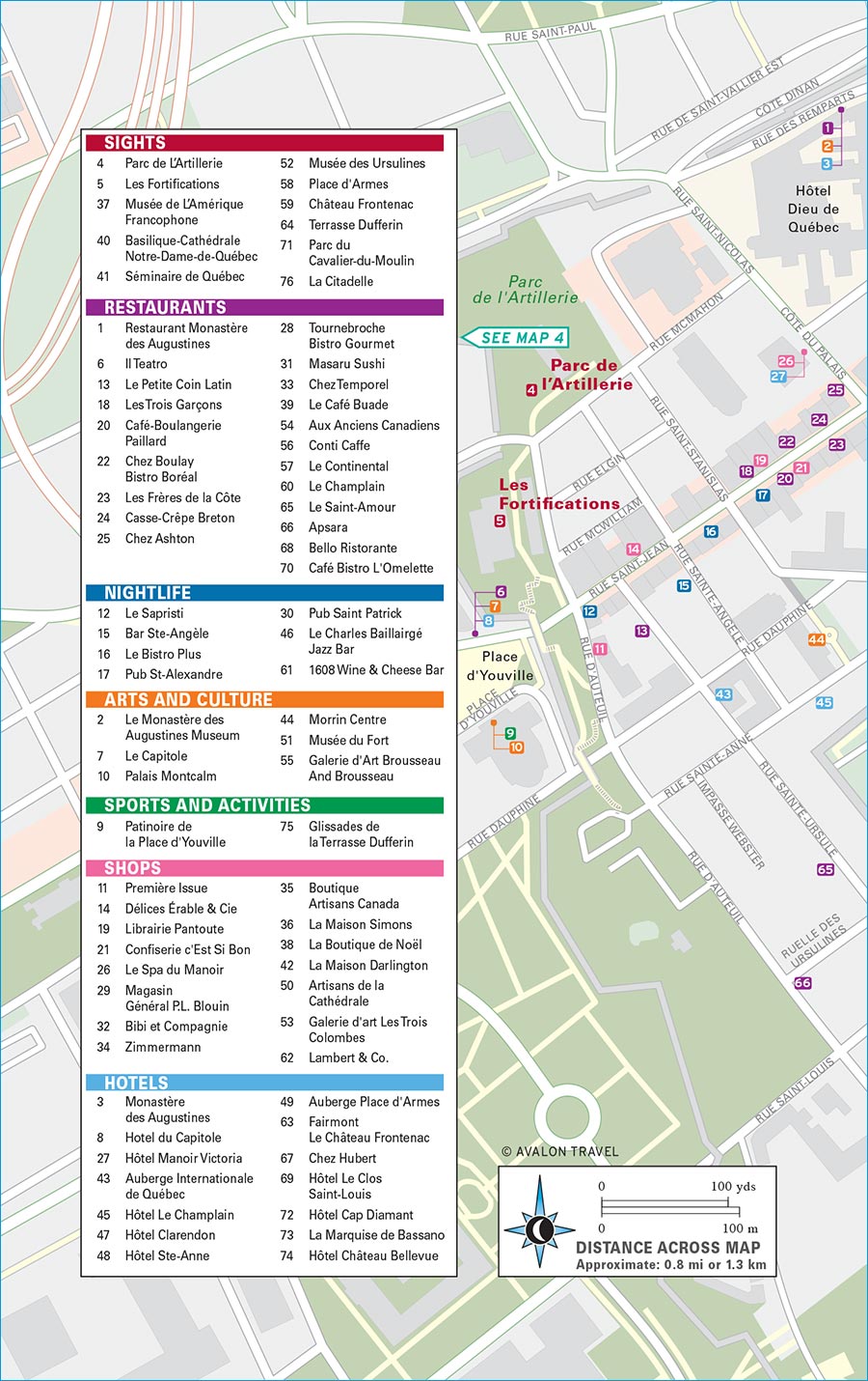 MAP 2 Vieux-Qubecs Lower Town map halves follow - photo 5