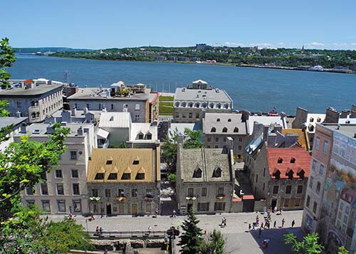 view of Vieux-Qubecs Lower Town Parliament Hill and the Plains Just outside - photo 22