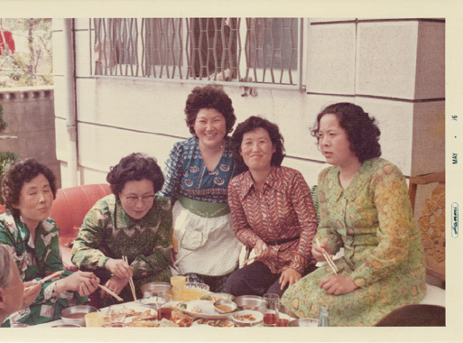 My mother center with friends at the party enjoying the fruits of her labor - photo 4